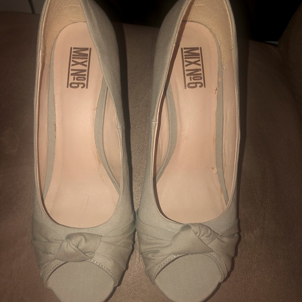 Peep Toe Wedge Shoes w/ cork heel - Womens 8.5 NEW